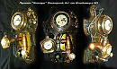 Steampunk Art часы Янтарь