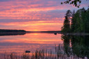 Закат на озере Гавриловское