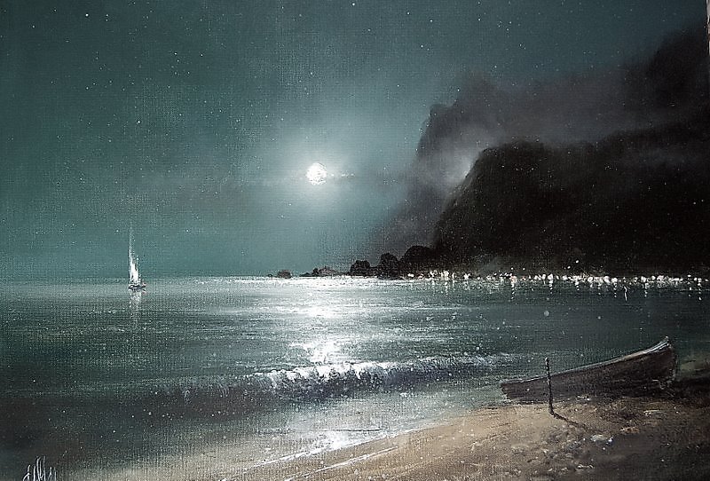 Картина черная ночь айвазовский. Айвазовский картины Лунная ночь. Айвазовский ночное море. Картина Южная ночь Айвазовский. Ночь на чёрном море картина Айвазовского.