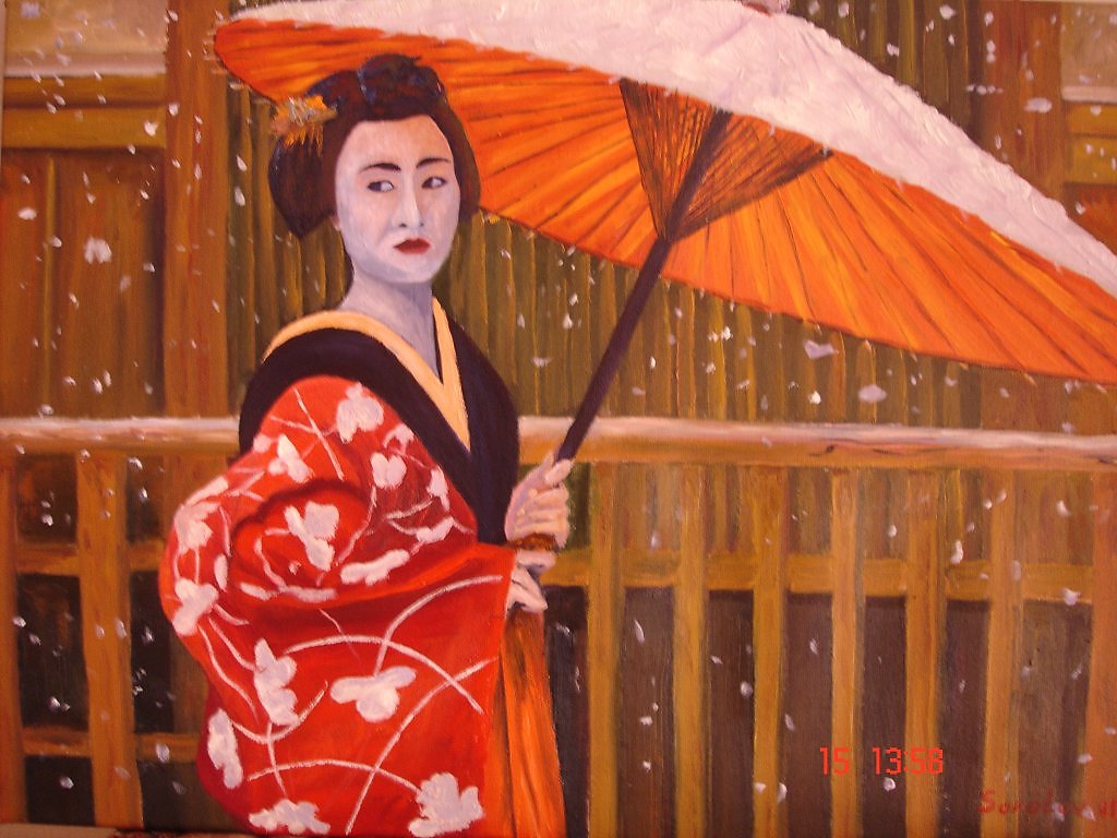 Японка вдова. Гейша с зонтом. Гейша с зонтиком. Девушка с китайским зонтом. Японка с зонтом.