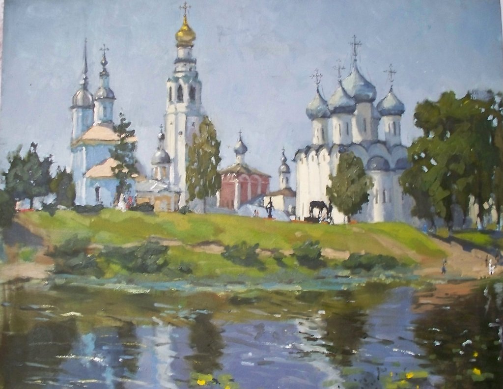Картины: Вологодский кремль в интернет-магазине Ярмарка Мастеров по цене 120000
