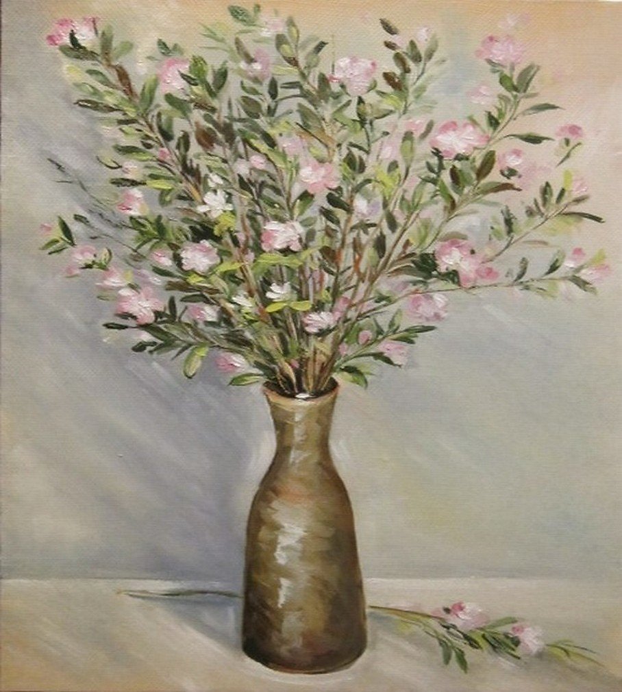 багульник картина маслом