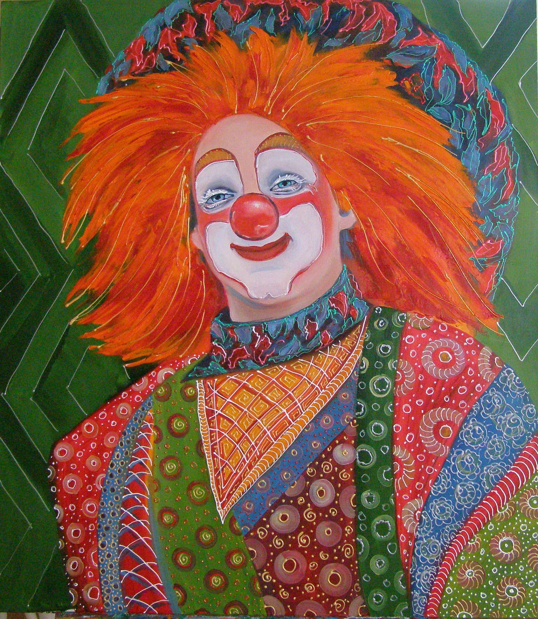 Мой любимый клоун содержание. Портрет клоуна. Клоун картина маслом. Портрет скомороха. Панно клоуны.