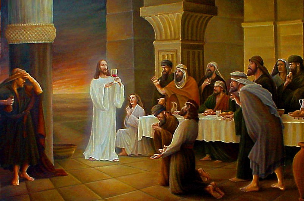 Предстала картина. Собрание первых христиан. Иисус с учениками картина. Иисус проповедует в синагоге. Ученики Иисуса в горнице.