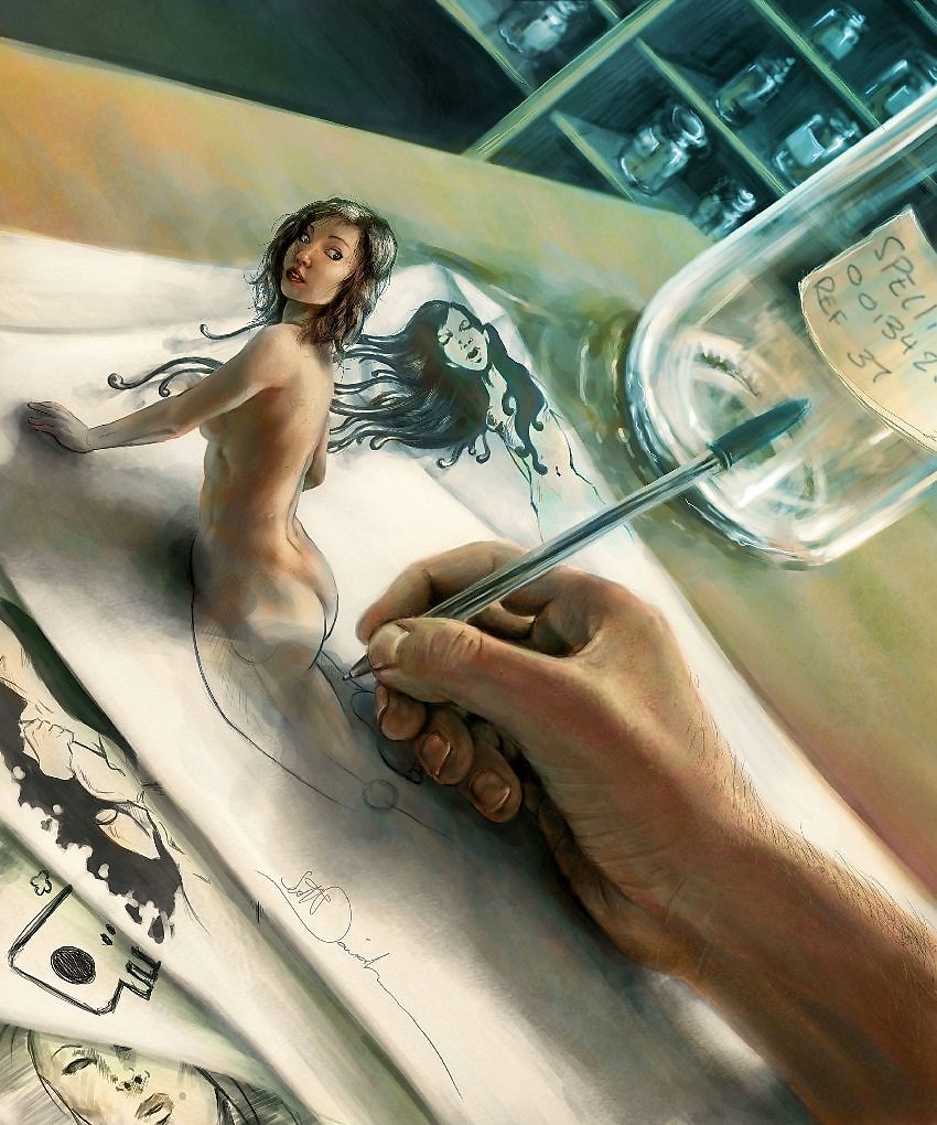 художник рисует на голых женщинах фото 117