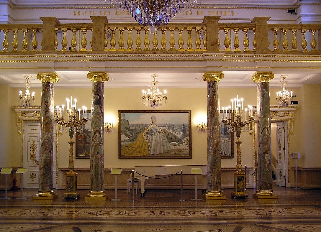 Музыкальная гостиная большого дворца царицыно