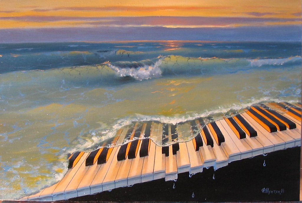 Песню волны дальние. Рояль и море. Пианино на берегу моря. Рояль на берегу моря. Рояль на фоне моря.