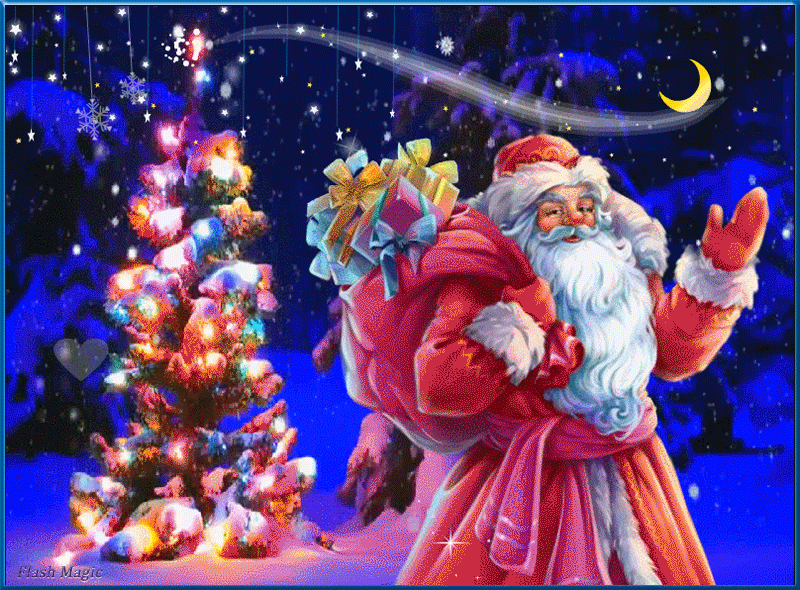 Новые бесплатные видео. С новым годом, дед Мороз!. Новый год дед Мороз. Новогодние открытки с дедом Морозом. Анимация новый год.