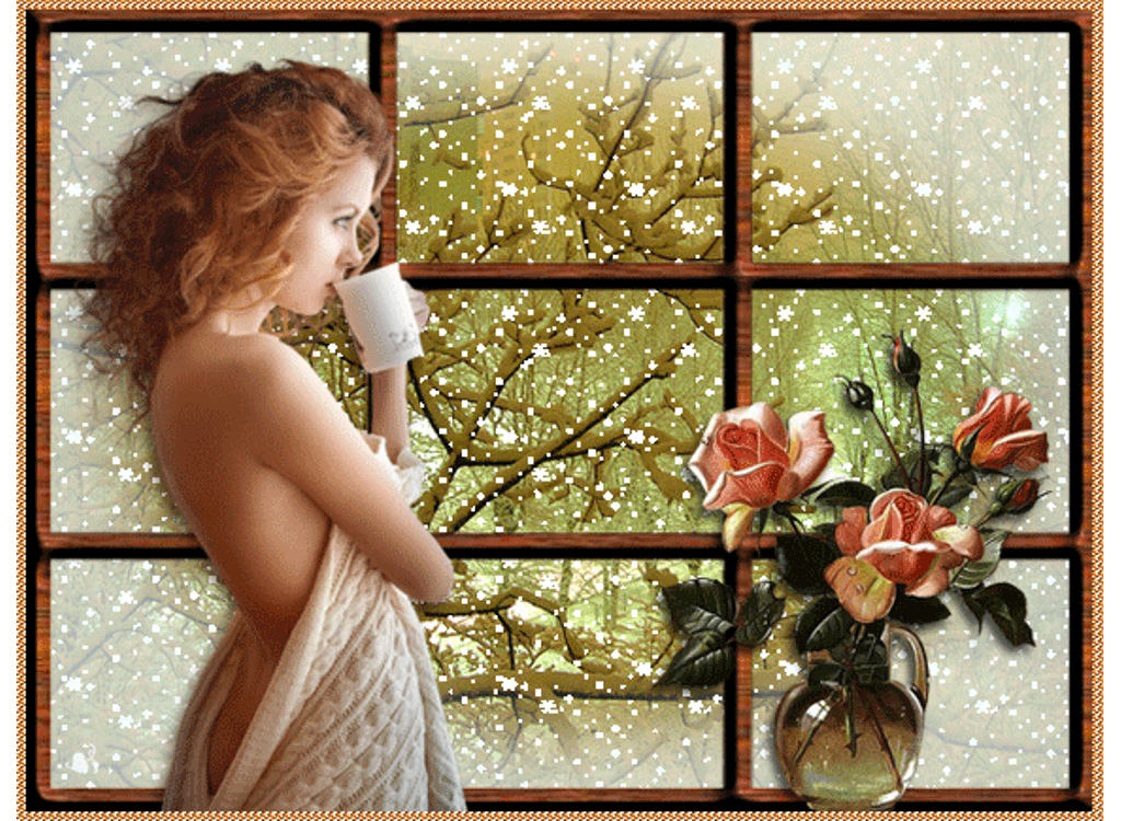 Женщина всегда ждет. Ждет у окна.